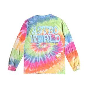 Astroworld Travis Scott Tie Dye Long Sleeve T-Shirt